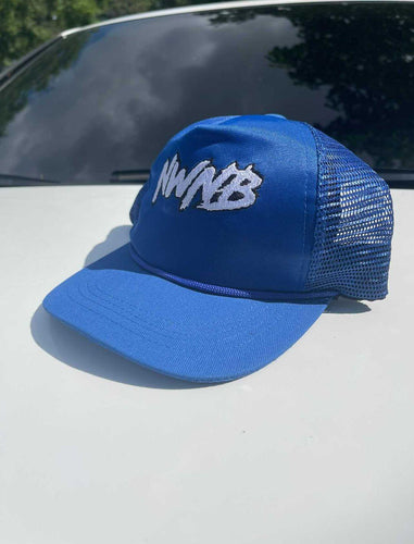 Blue Sleek Trucker